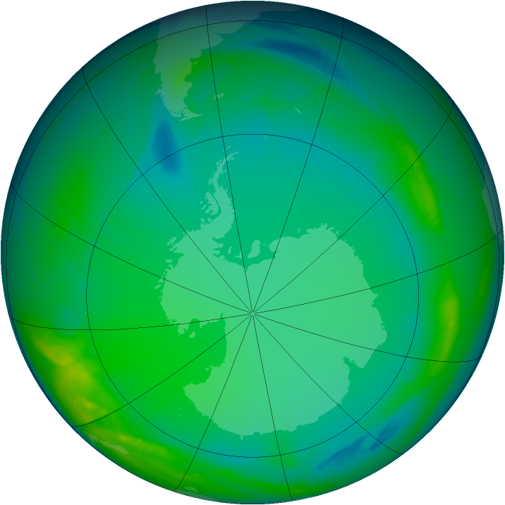 Ozone Map 2007-07-08